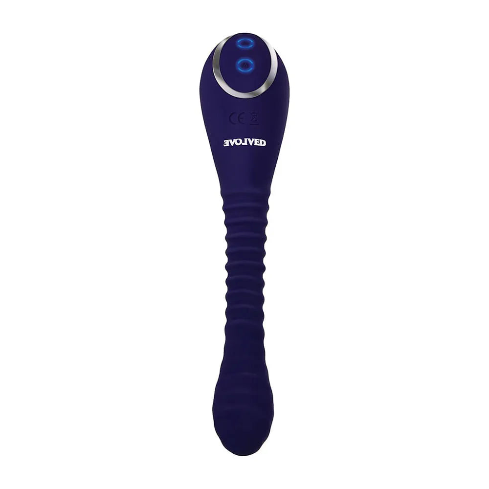 Vibrador y Succionador Flexible Morado