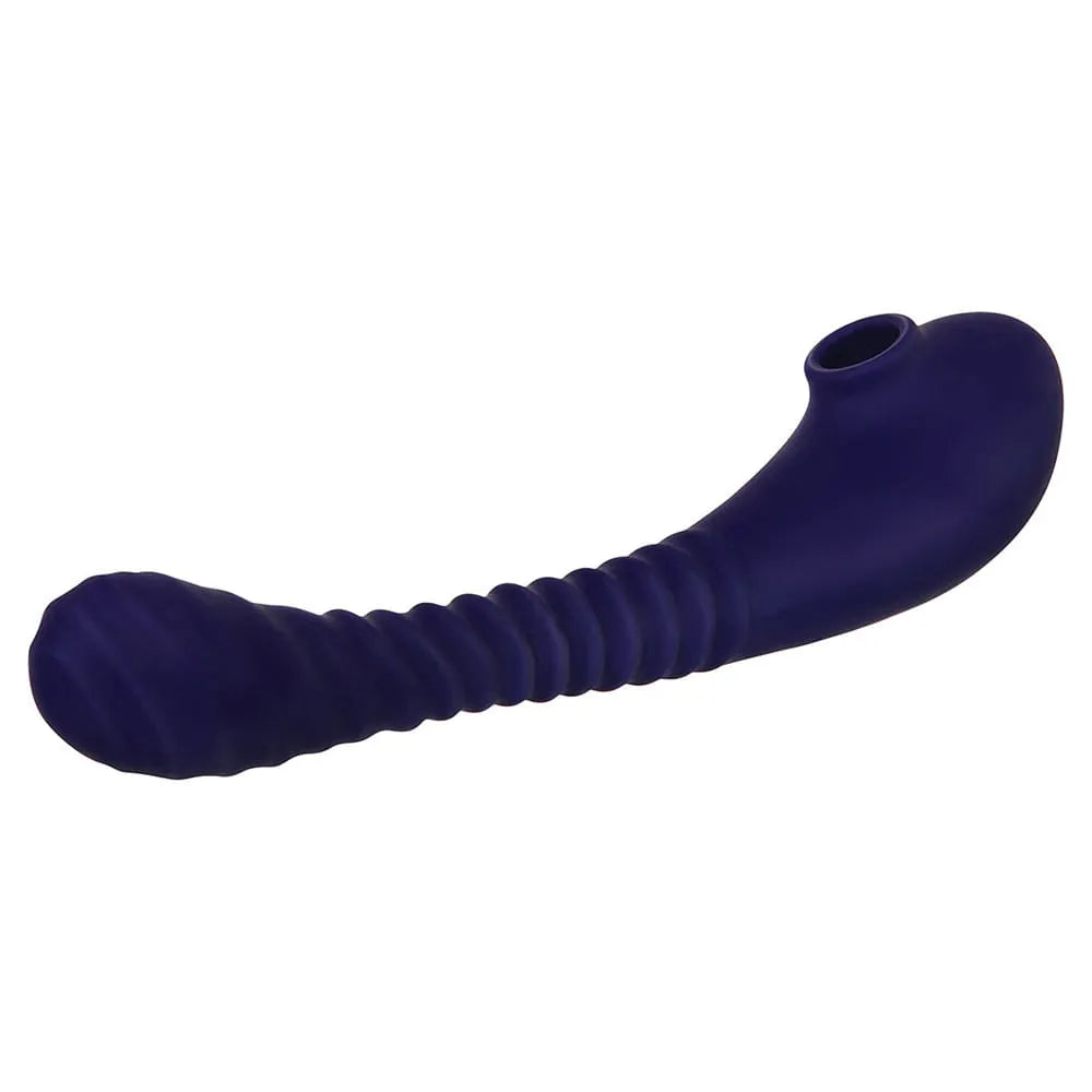 Vibrador y Succionador Flexible Morado