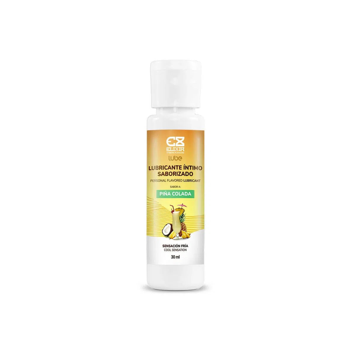 Lubricante Frío Saborizado Elixir 30 ml Piña Colada